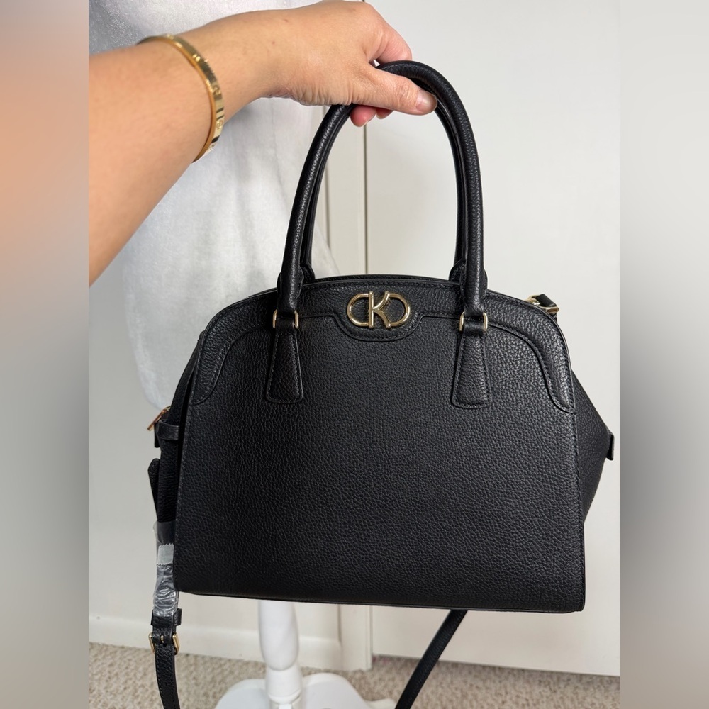 Kate Spade New York Kyla large satchel in black pebbled leather new with tag - Picture 6 of 9